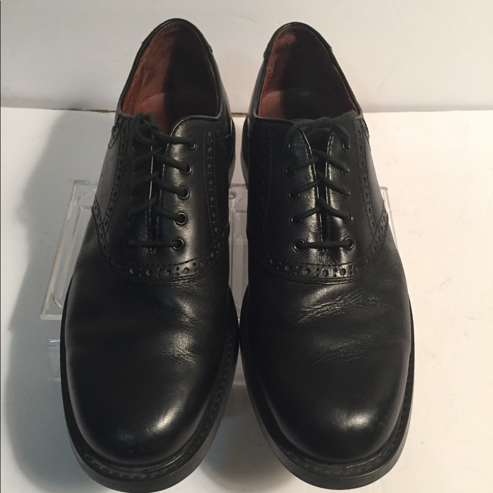 Johnston  Murphy Men's Black Leather Oxford Sz 9 M